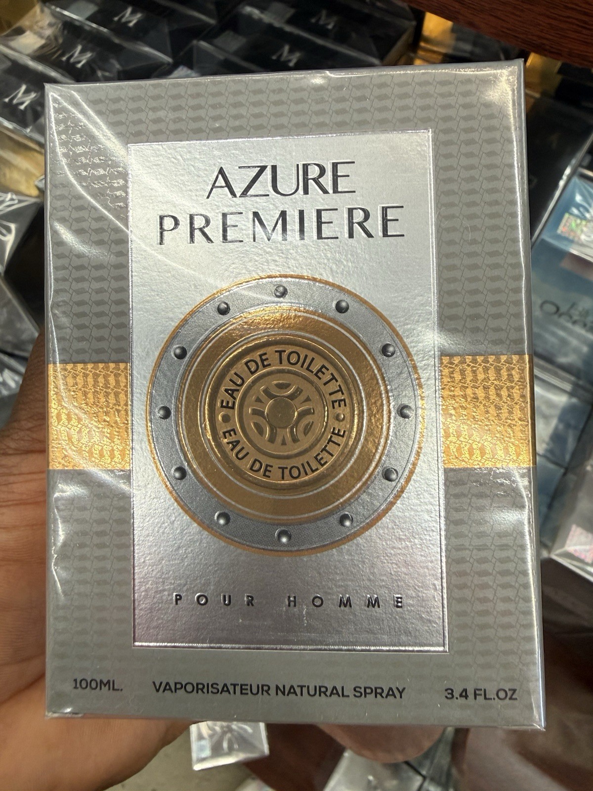Avon Azure Premiere Pour Homme Eau de Toilette Spray 3.4 fl oz Regular Size