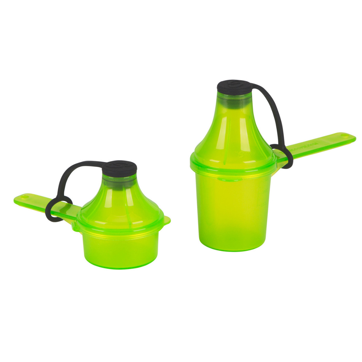 The Scoopie On-The-Go Supplement Powder Scoop w/Attached Funnel 2 Pack 15cc 30cc