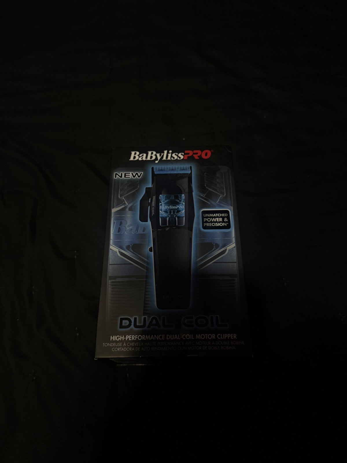 BaByliss PRO Dual Coil Motor Clipper Black / Blue – FX95C – BRAND NEW