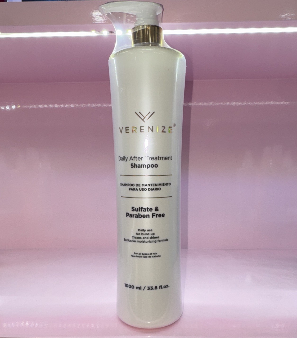VERENIZE Daily After Treatment Shampoo Keratin Sulfate-Free Paraben-Free 33.8