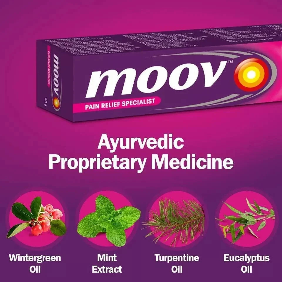 Moov 3x Pain Relief Cream for Muscle Joint Back 30g | USA Seller – FREE Ship