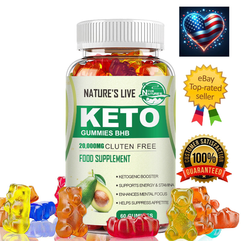 Keto ACV BHB Gummies For Fat Burn Slimming Weight Loss Detox Keto Diet Pills NEW