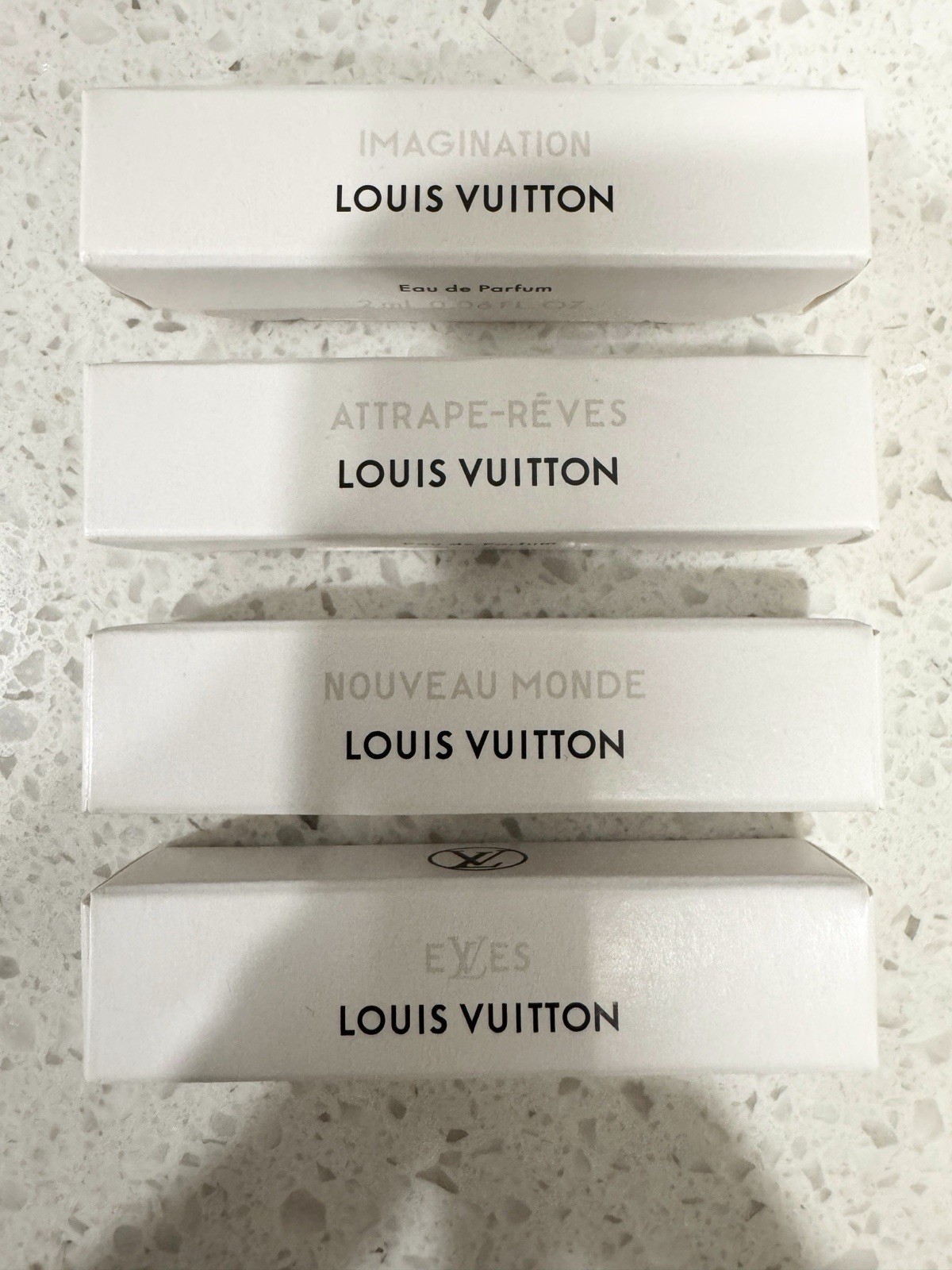 Louis Vuitton Perfume Sample Set Imagination Attrape-Rêves Nouveau Monde Éves