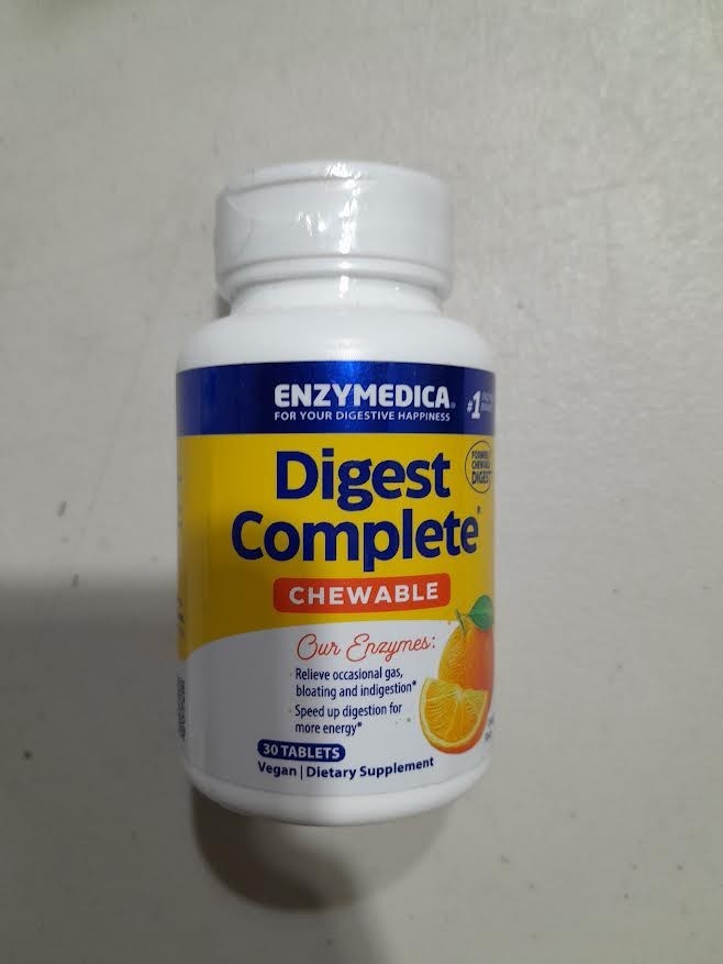 Chewable Digest Complete, Orange, 30 Tablets EXP 06/2027+