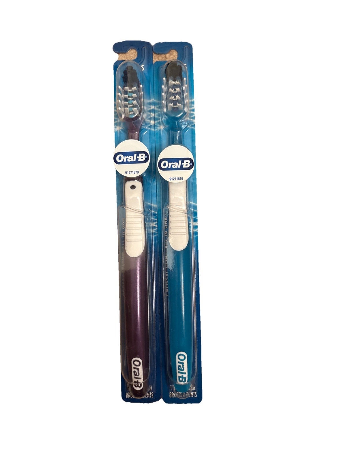 Oral-B CrossAction All-in-One Toothbrush, Set Of 2, Soft