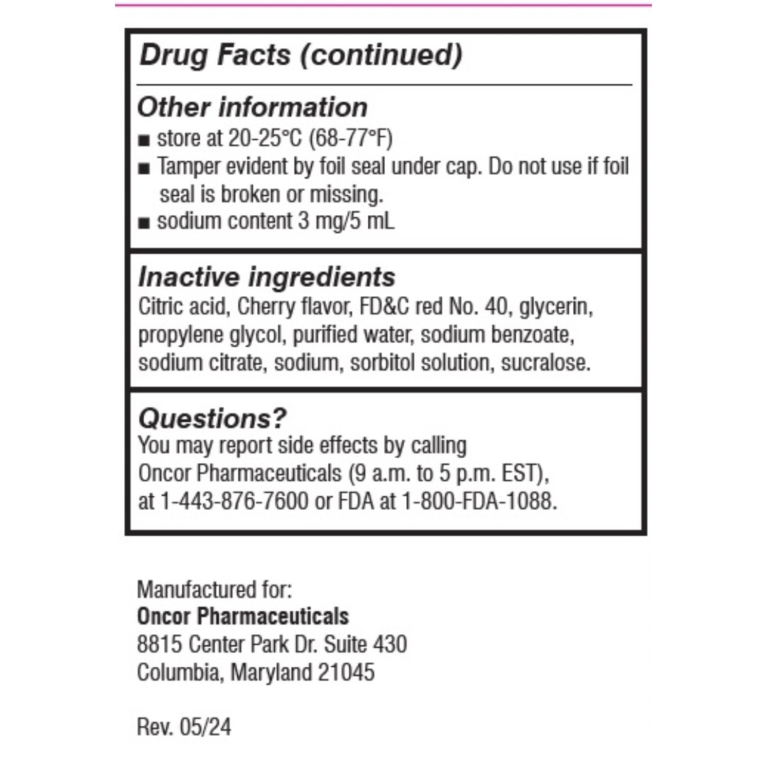 Guaifenesin Liquid 100 mg/5 mL – 16 fl oz (12 Pack) | Oncor | No DM Expectorant