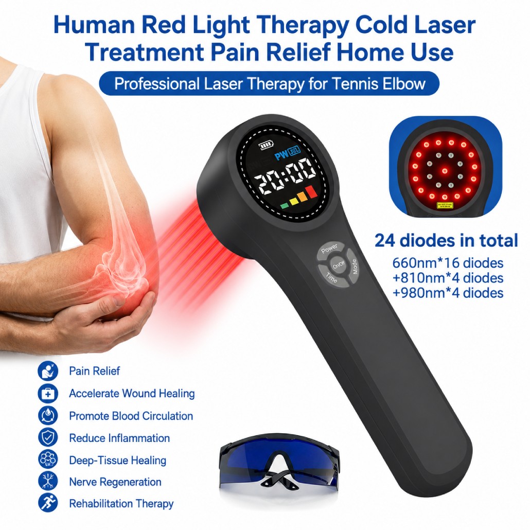 1760mW Low Level Laser Therapy Device 24 Diodes LLLT for Joint Muscle Recovery
