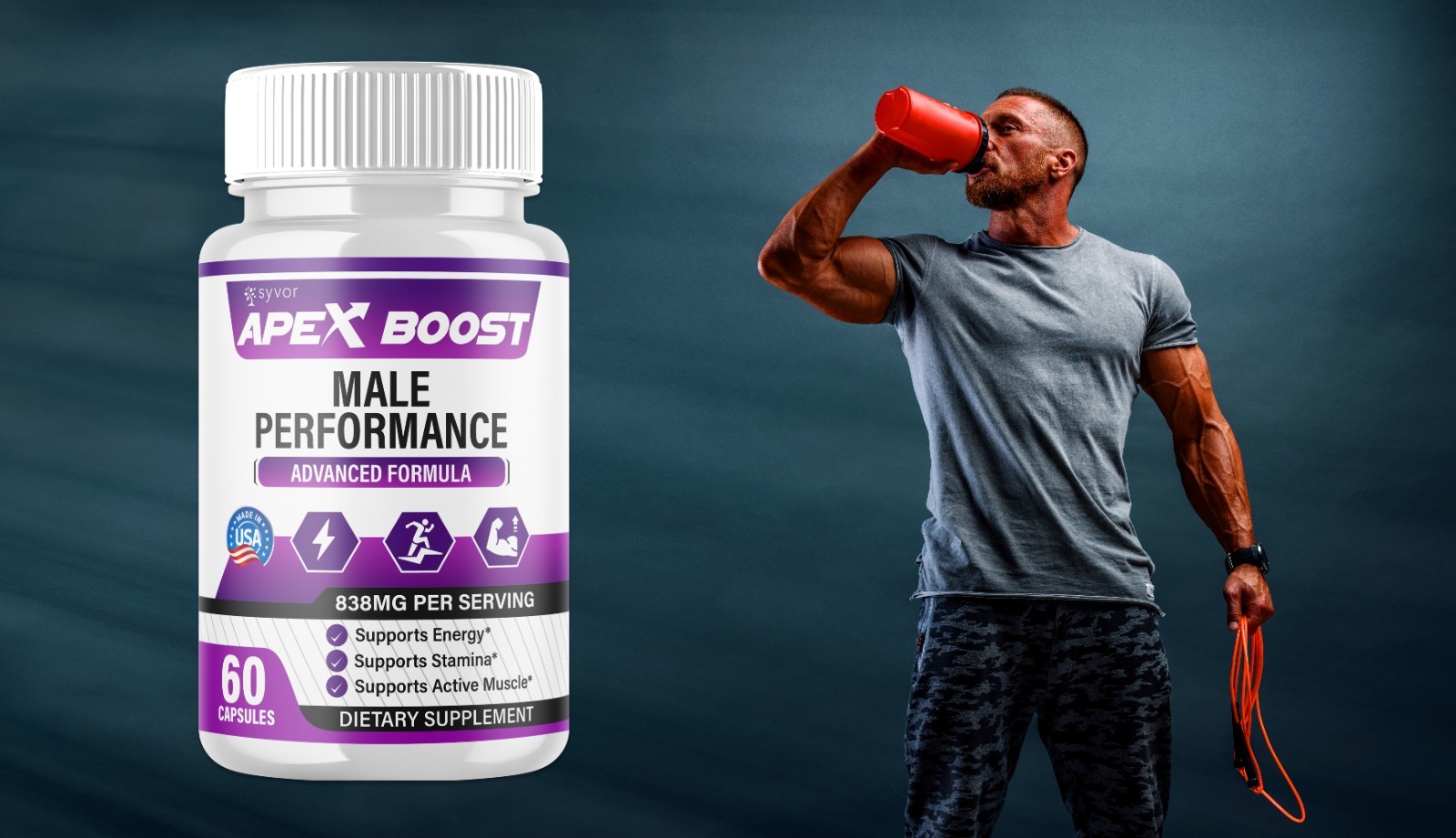 (5 Pack) Apex Boost Pills for Men Advanced ApexBoost Max Supplement 300 Capsules