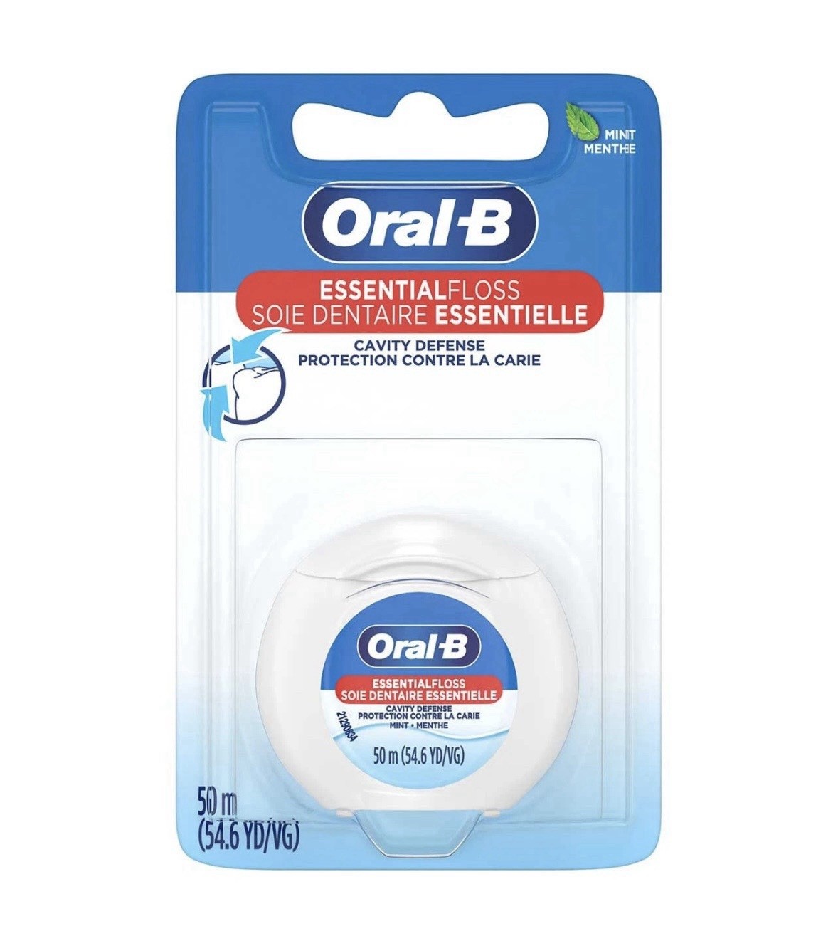 Oral-B Essential Floss Mint Cavity Defense Protection Shred Resistant 50 Meter