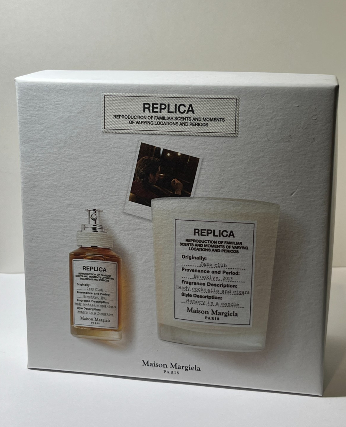 Maison Margiela Replica JAZZ CLUB Gift Set EDT 30ml + Candle 165g/ 5.8oz NIB