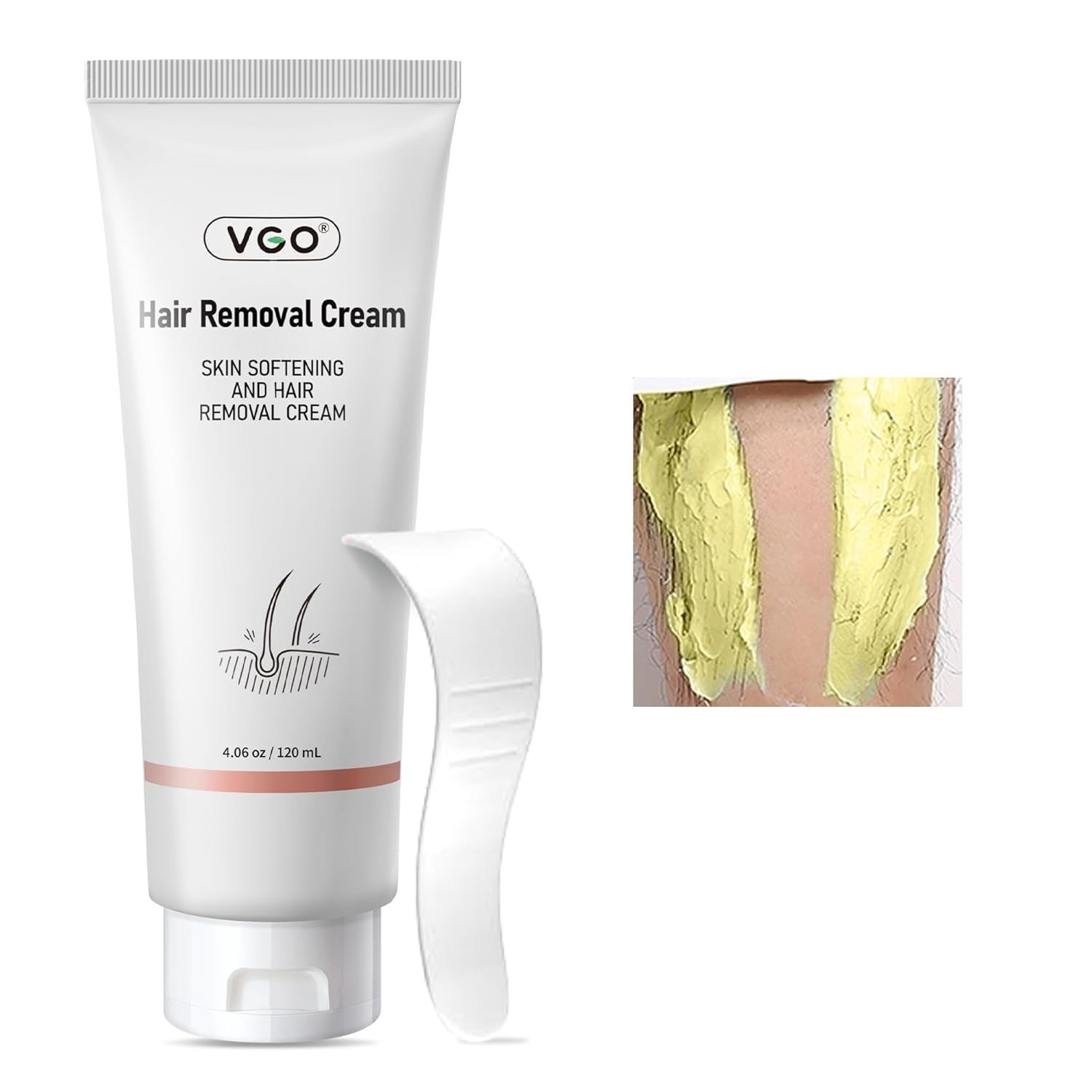 VGO Painless Hair Removal Cream 2 Pack 4.06oz Each Body Bikini