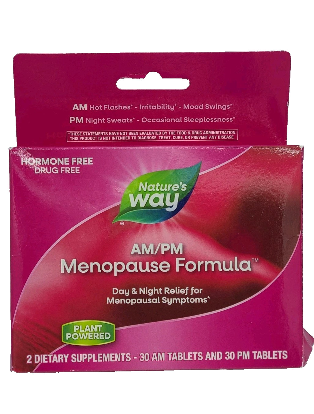 Nature’s Way AM/PM Menopause Supplements for Women – 60 Count
