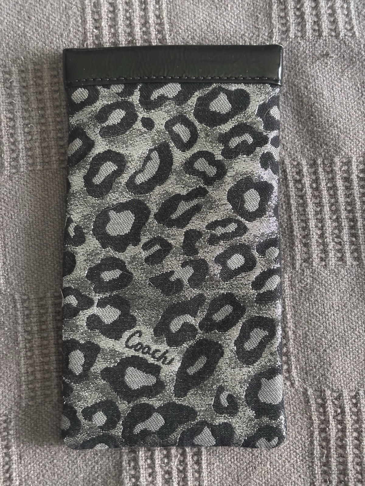 Coach Animal Print Sunglass Pouch