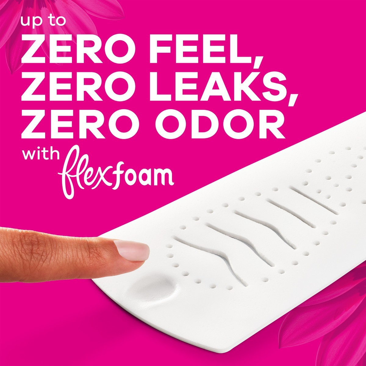 Always Radiant Extra Heavy Flow Absorbency with Flex Foam Pads – Scented – Size3