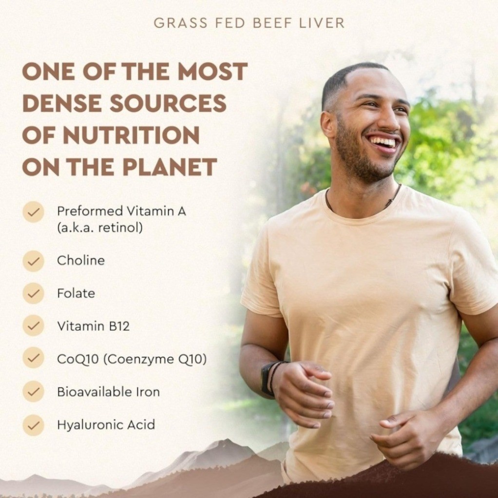 Ancestral Supplements Grass Fed Beef Liver 3000mg Non-GMO new sealed 180Caps