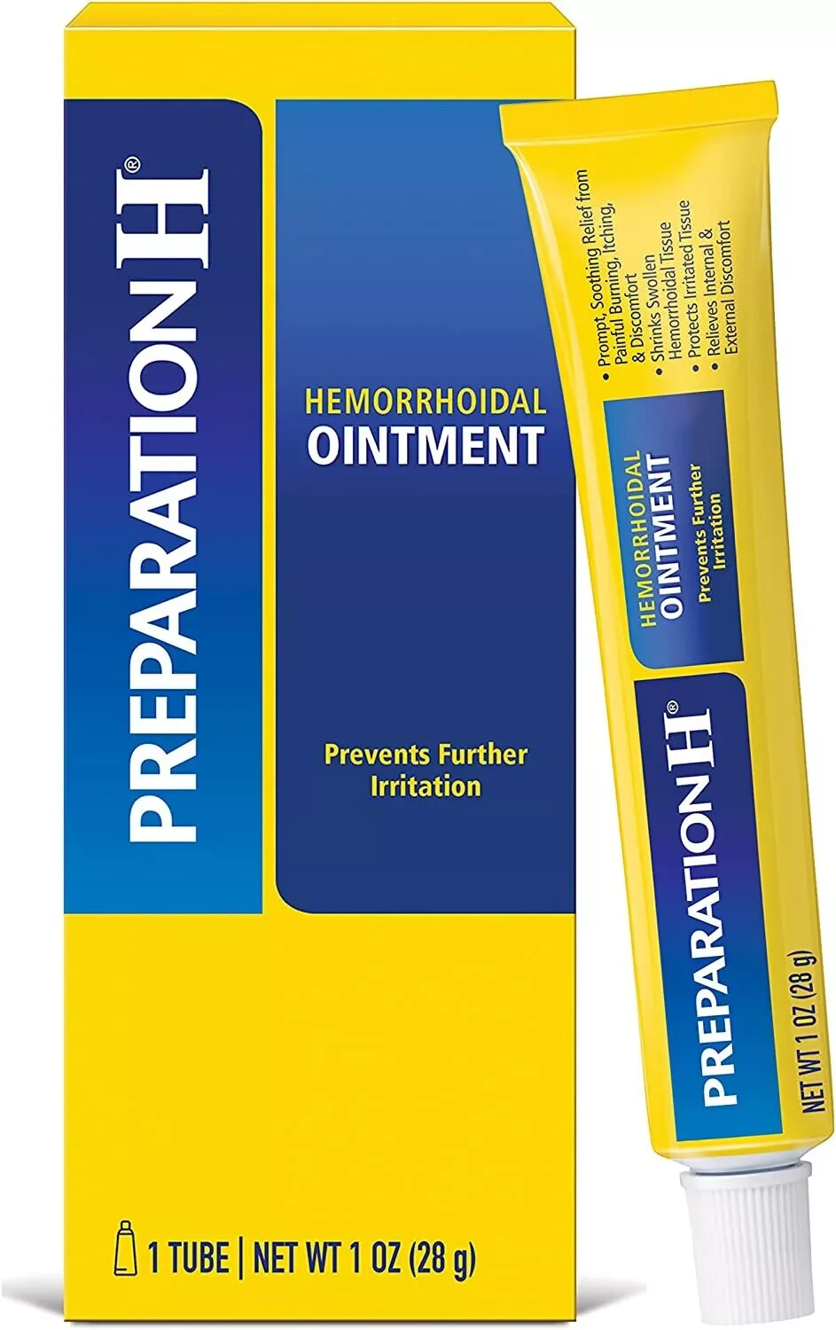 Preparation H Hemorrhoid Ointment, Itching, Burning and Discomfort Relief – 1 Oz