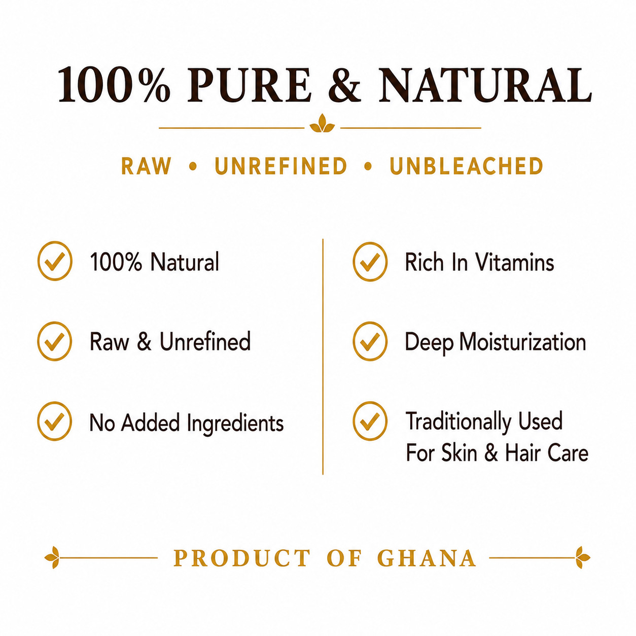 African Shea Butter Bulk Ivory Raw Wholesale 100% Pure Natural Organic Unrefined