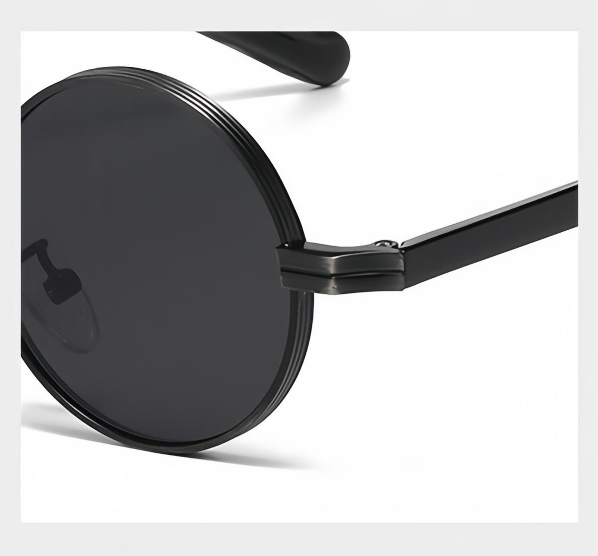 Round Metal Blue Light Blocking Glasses Fashion Retro Computer Eyewear
