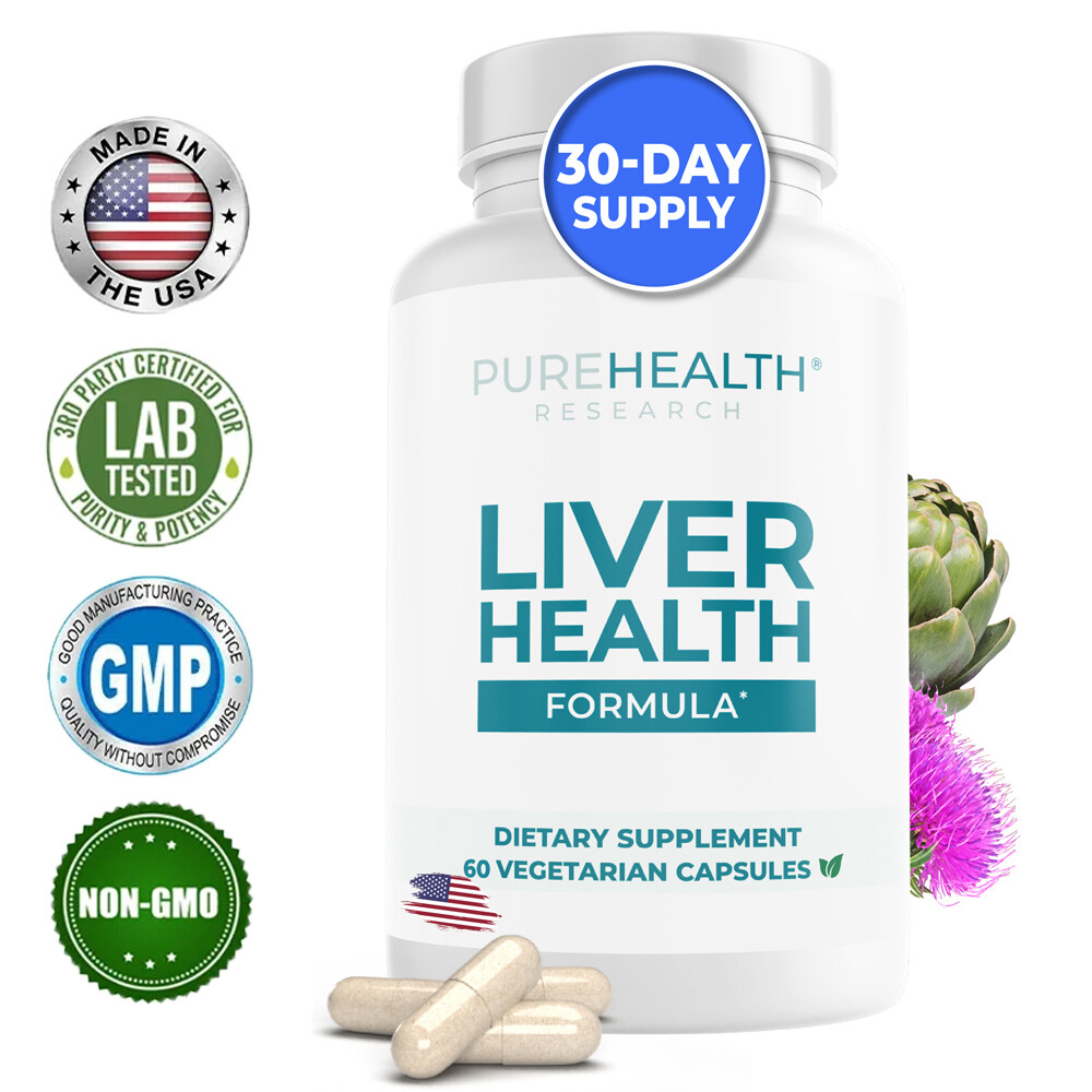 PureHealth Research Liver Health Formula – 60 Capsules