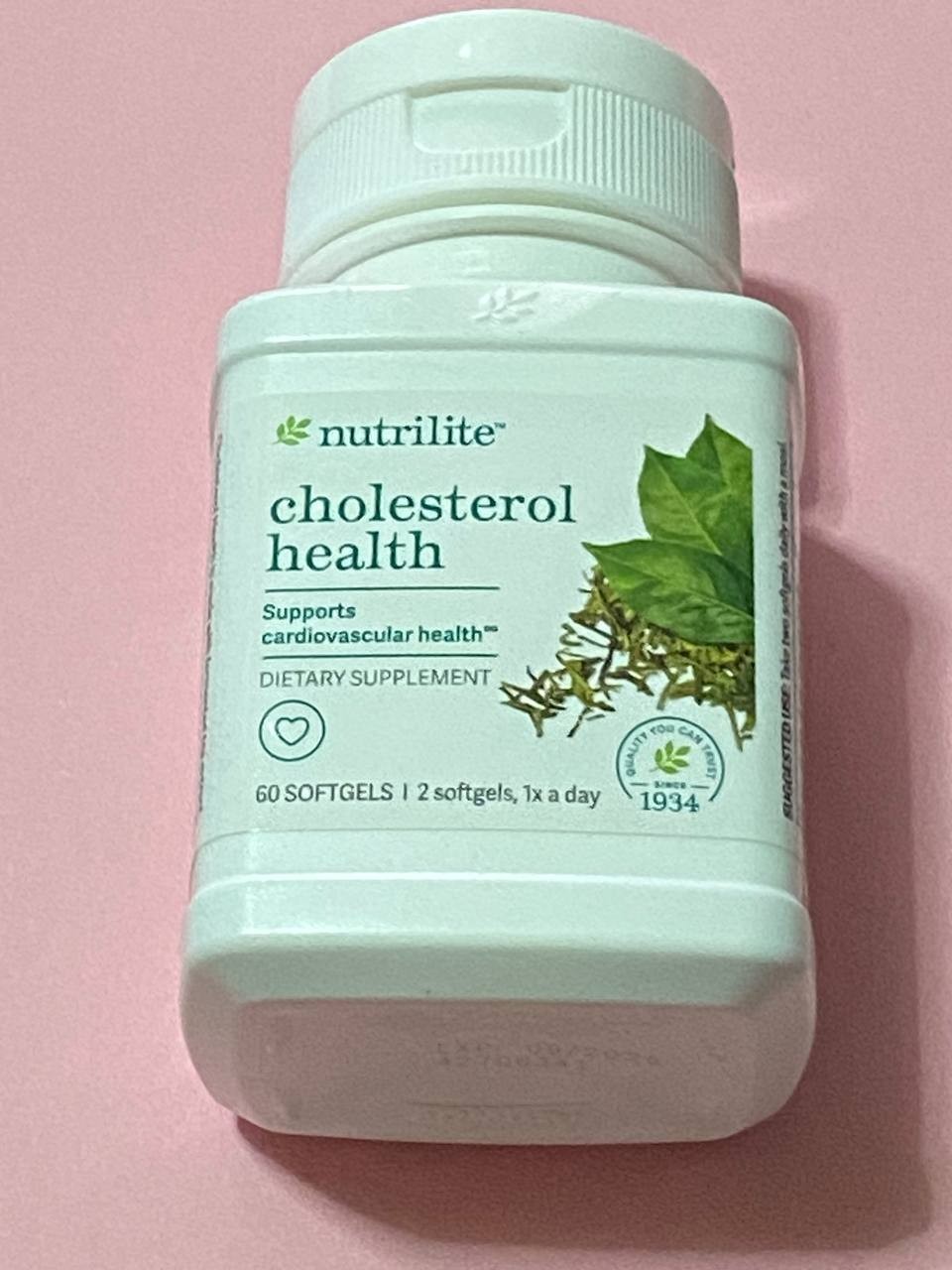 Nutrilite Cholesterol Health Support Cardiovascular -60 Softgels