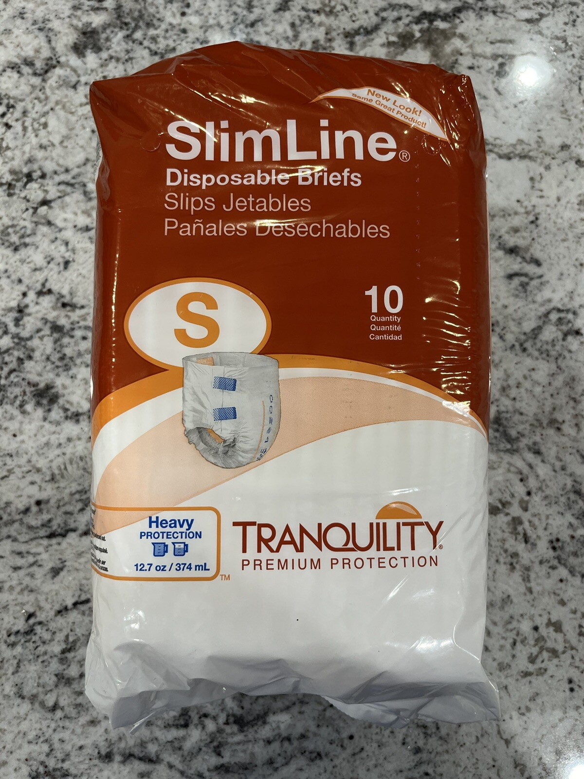 Tranquility SlimLine Disposable Briefs Small #2120 Case of 100 Adult Diaper