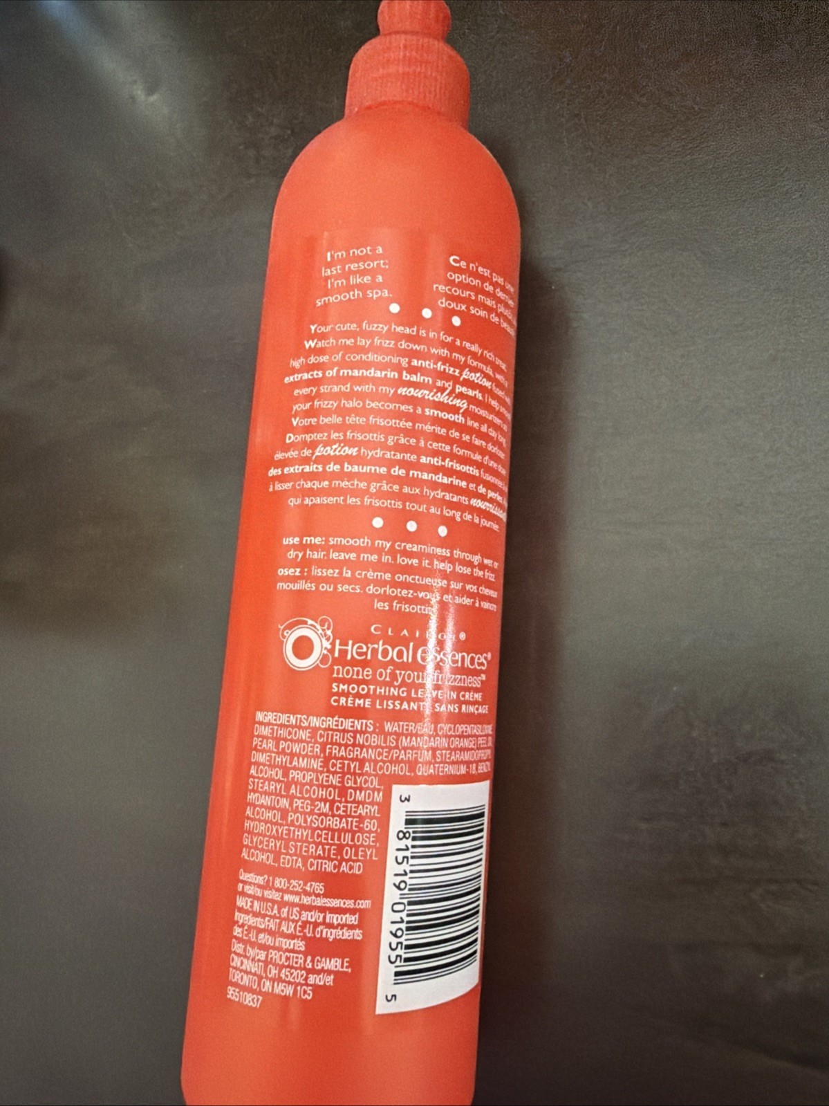 Herbal Essences None Of Your Frizzness Smoothing Leave In Crème Mandarin Balm
