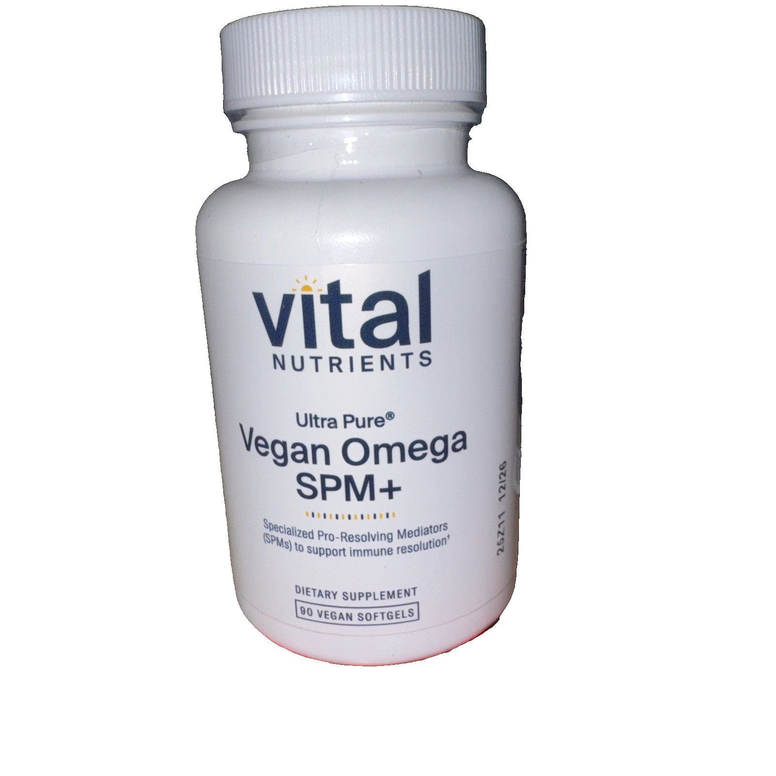 Vital Nutrients Ultra Pure®, Vegan Omega SPM+ 90 Vegan Softgels Exp 12/26