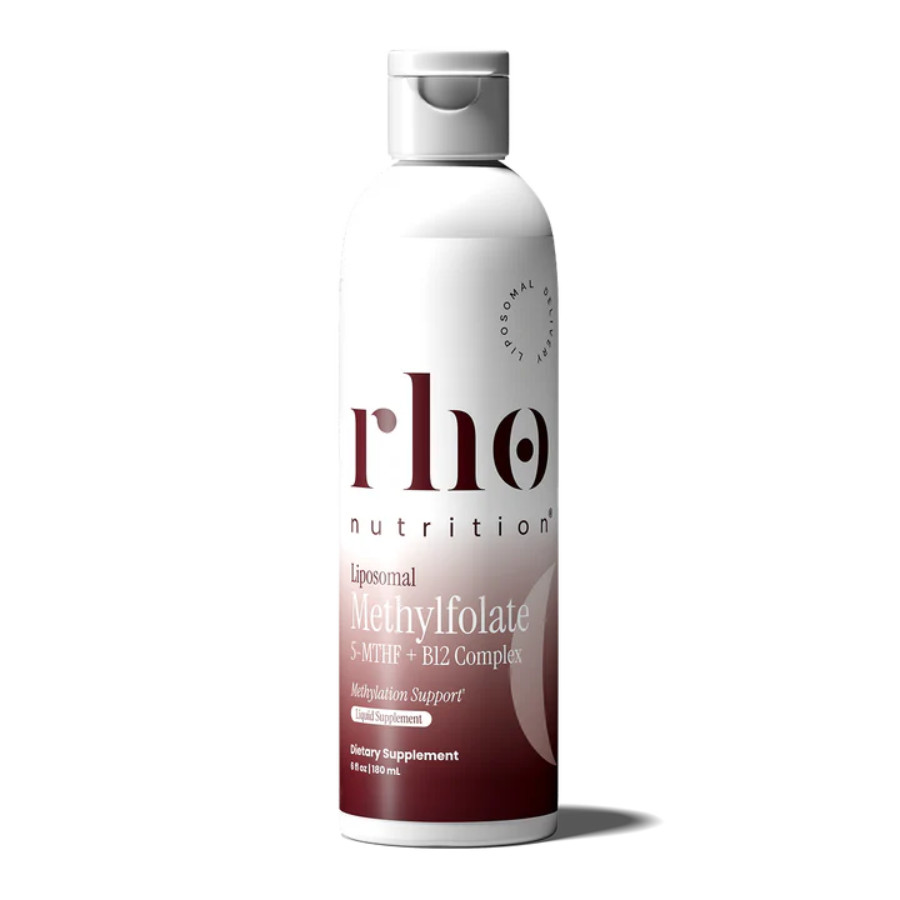 Rho Nutrition Liposomal Methylfolate 5-MTHF + B12 Liquid Energy Mood Support