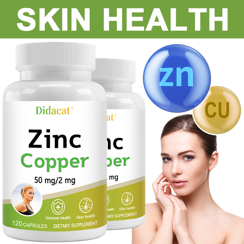 Zinc Copper 50mg/2mg Supports Immunity and Skin Health