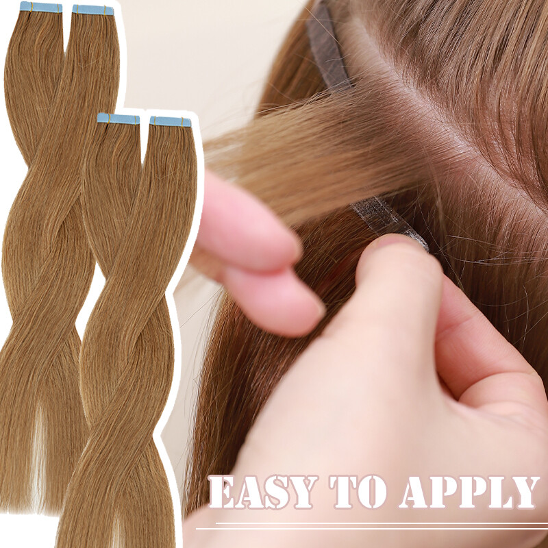 Double Sided Tape in on Skin Weft Balayage 100% Human Remy Hair Extensions 20PCS