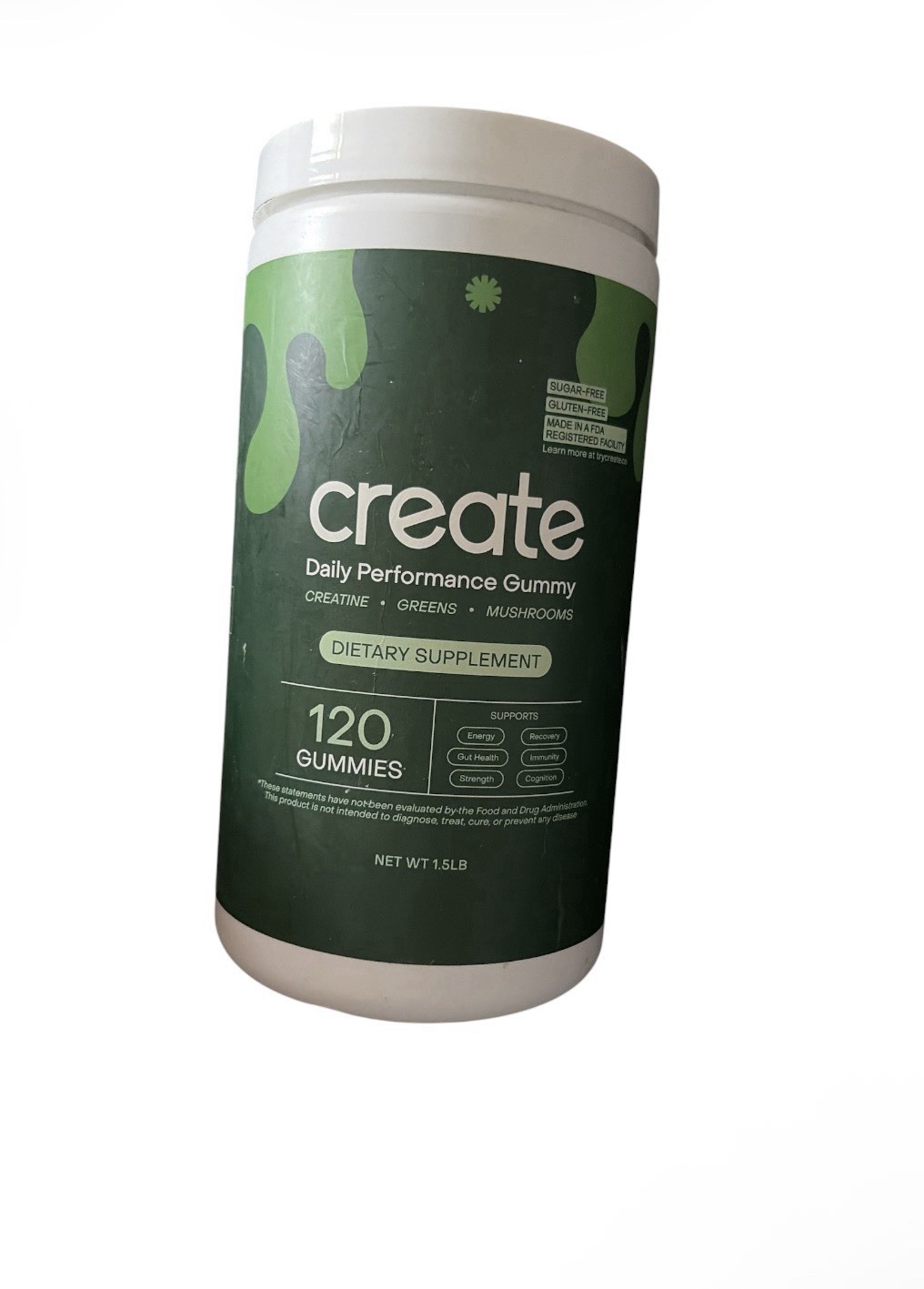 Create Daily Performance Gummy 120 Gummies New & Sealed – Expiration 2027