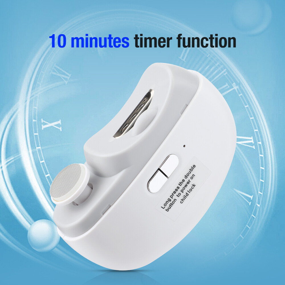 Automatic Electric Toe Nail Clippers w/ LED Light USB Rechargeable Nail Trimmer.