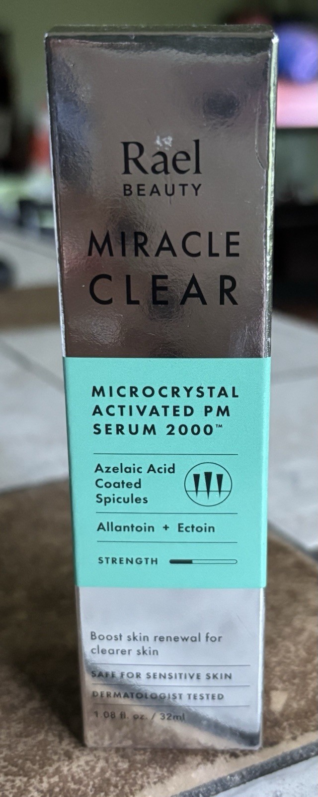 Rael Beauty Miracle Clear Microcrystal Activated PM Serum 5000 – Sealed 1.08 Oz