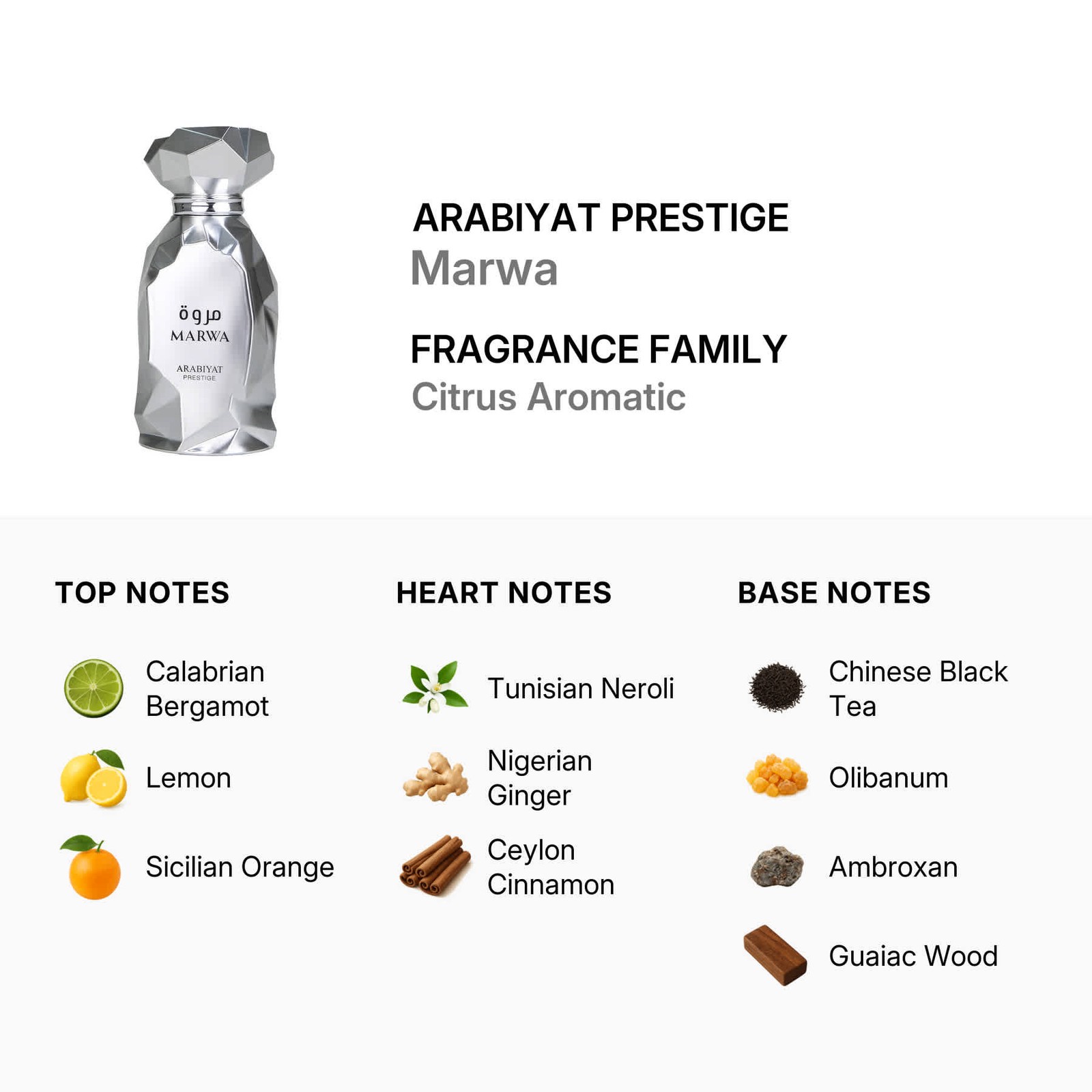 Arabiyat Prestige Men’s Marwa EDP Spray 3.4 oz Fragrances 6290361912348
