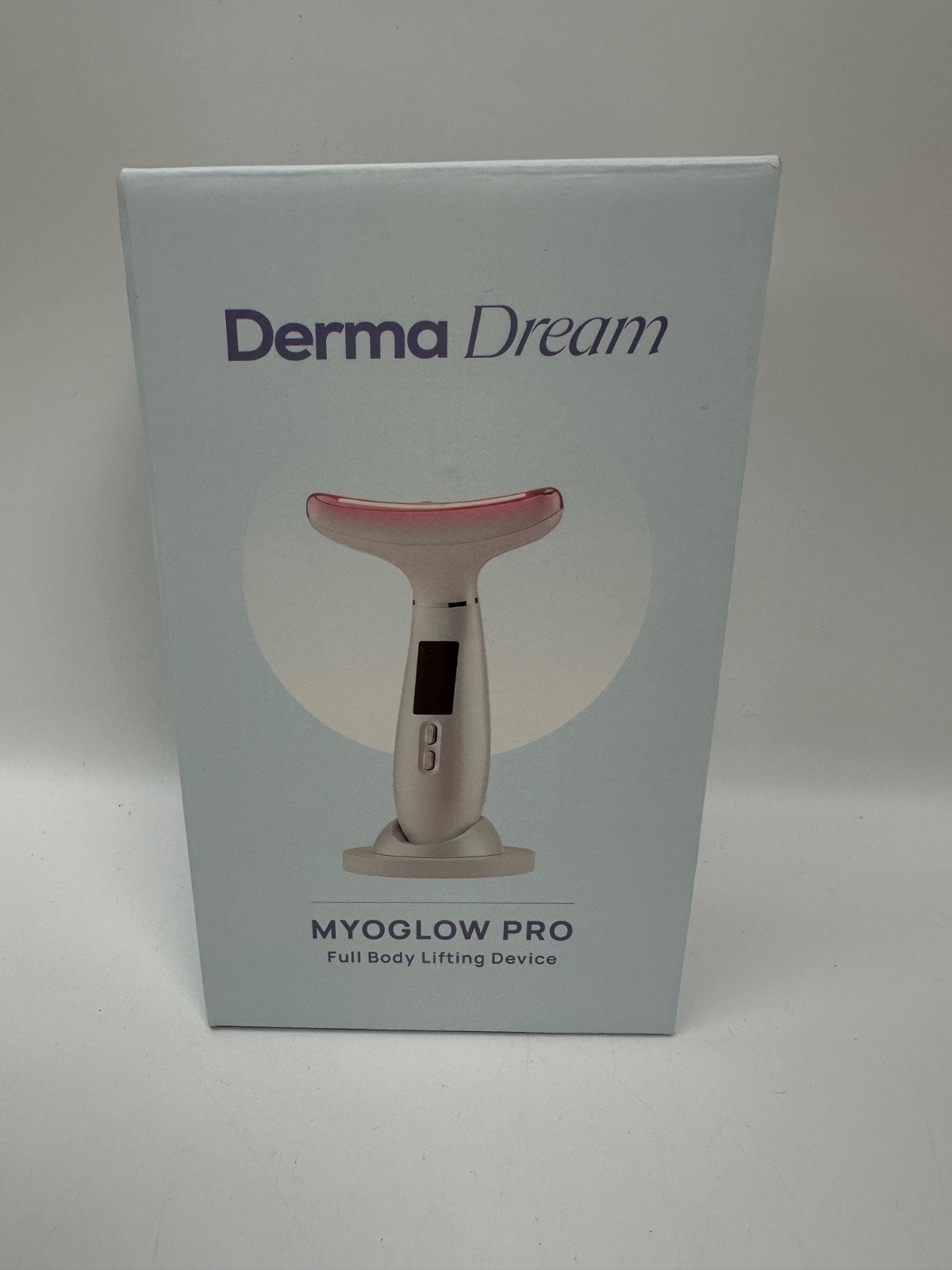 Derma Dream MyoGlow Pro Full Body Lifting Device HY93 Pink Facial Massager