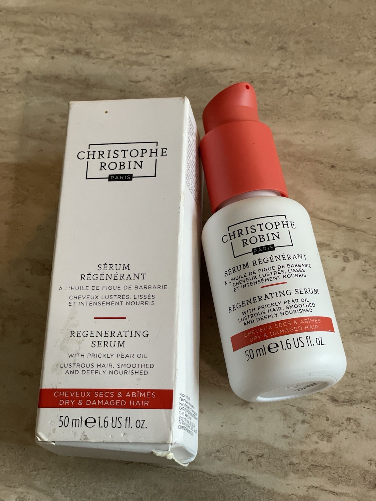 Christophe Robin Regenerating Serum with – Dry & Damaged Hair 50ml/1.6oz Serum