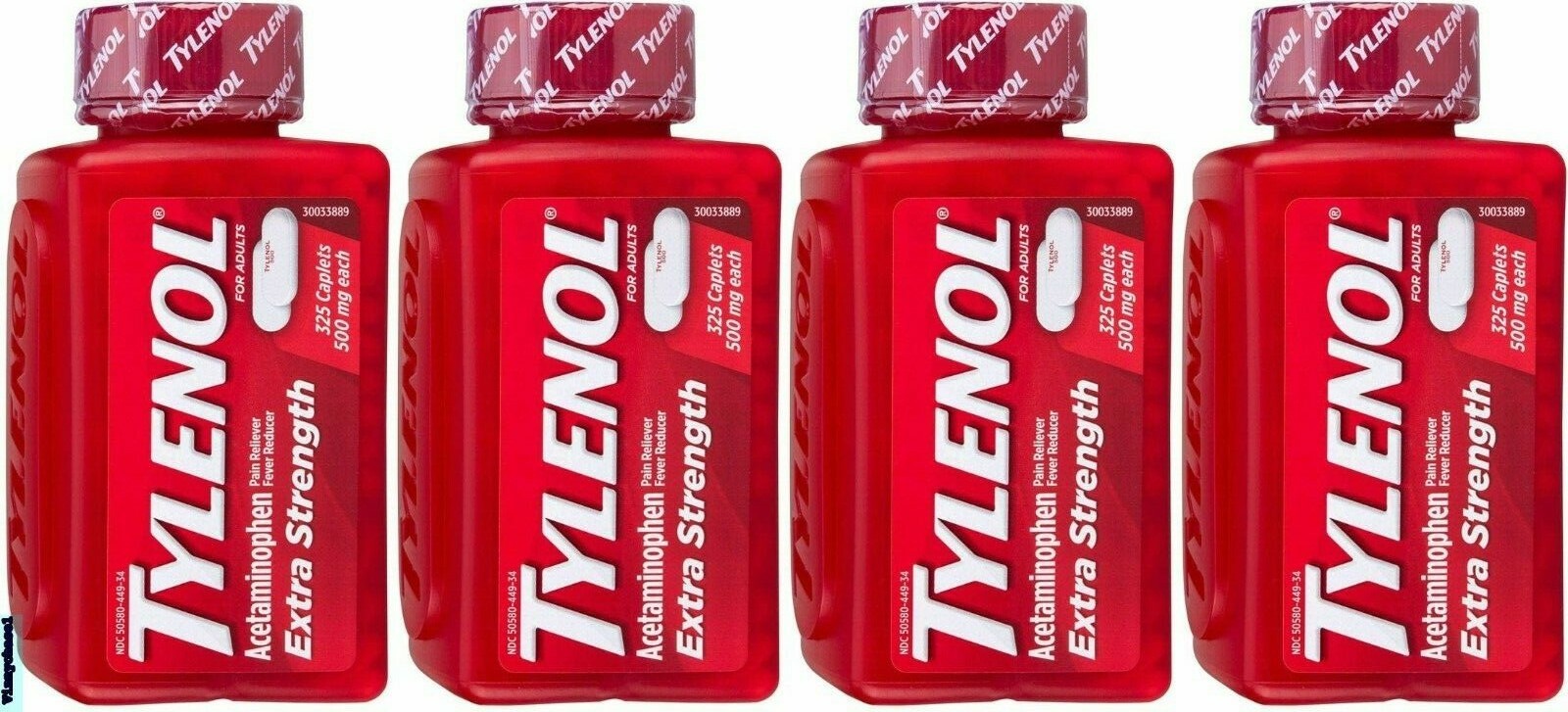 4X Tylenol Extra Strength Caplets, 500mg – Sale-Just arrived-네 한국으로 배송됩니다