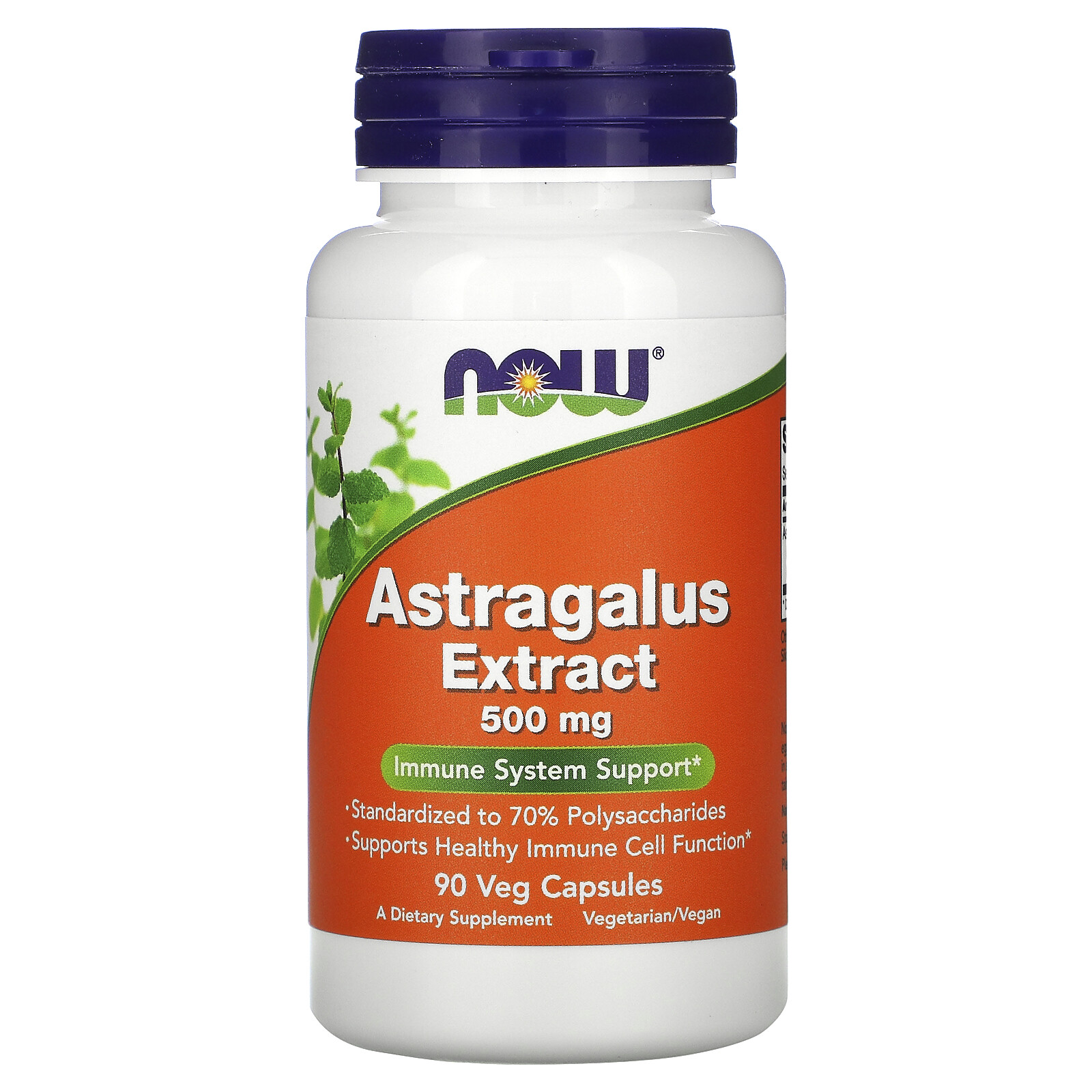 Now Foods Astragalus 70% Extractract 500mg, Veg-Capsules, 90-Count (Pack of 2)