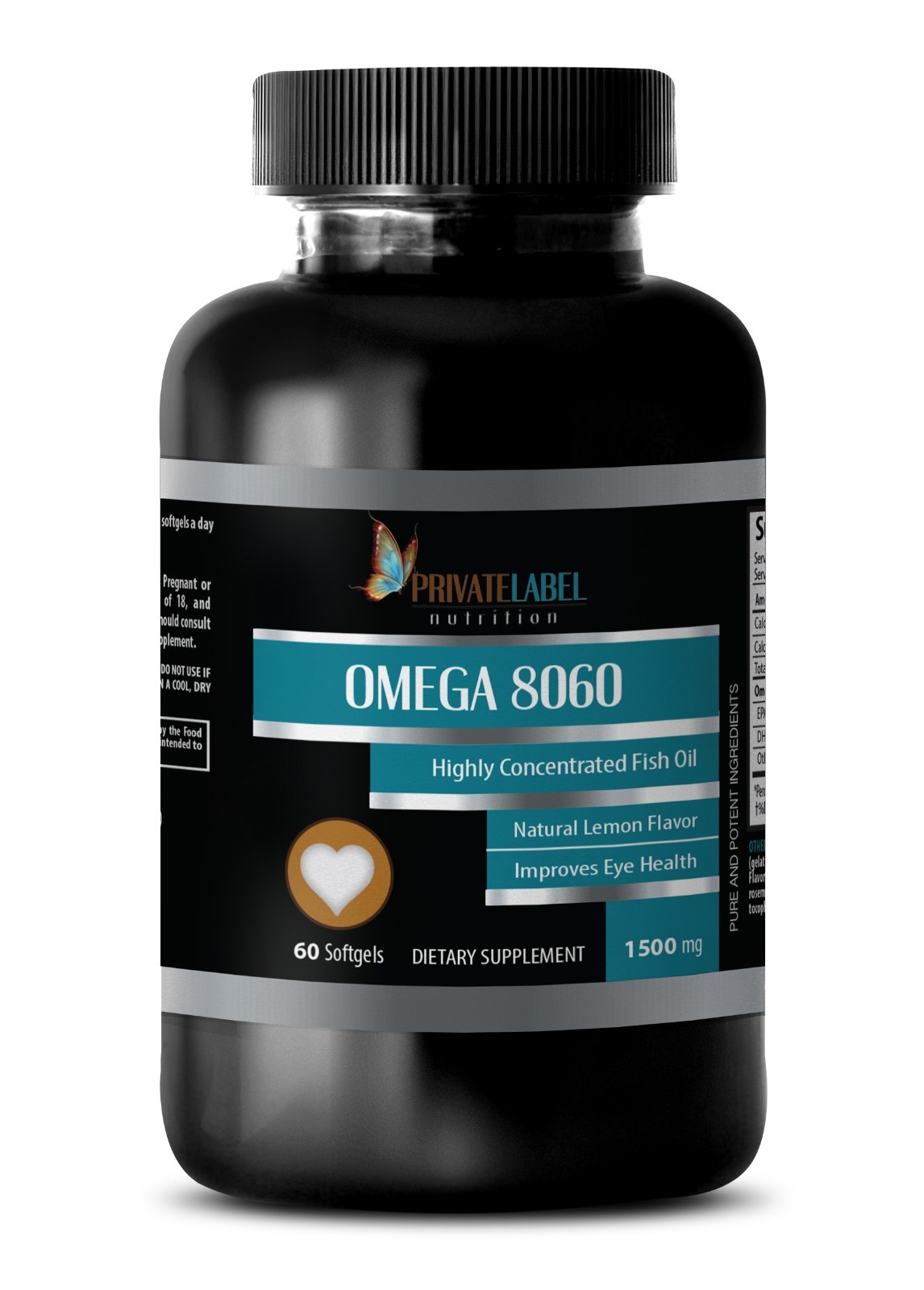Omega 3 and 6 for dogs – Omega 8060 HIGHLY CONCENTRATED – fatty acids oil 1B