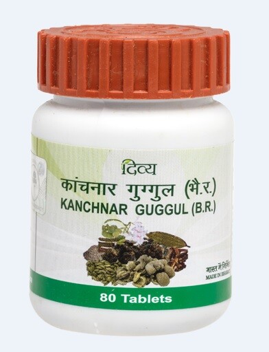 5 Bottles X Patanjali Divya Kanchnar Guggul 80 Tablets Each | Kanchanar Guggulu
