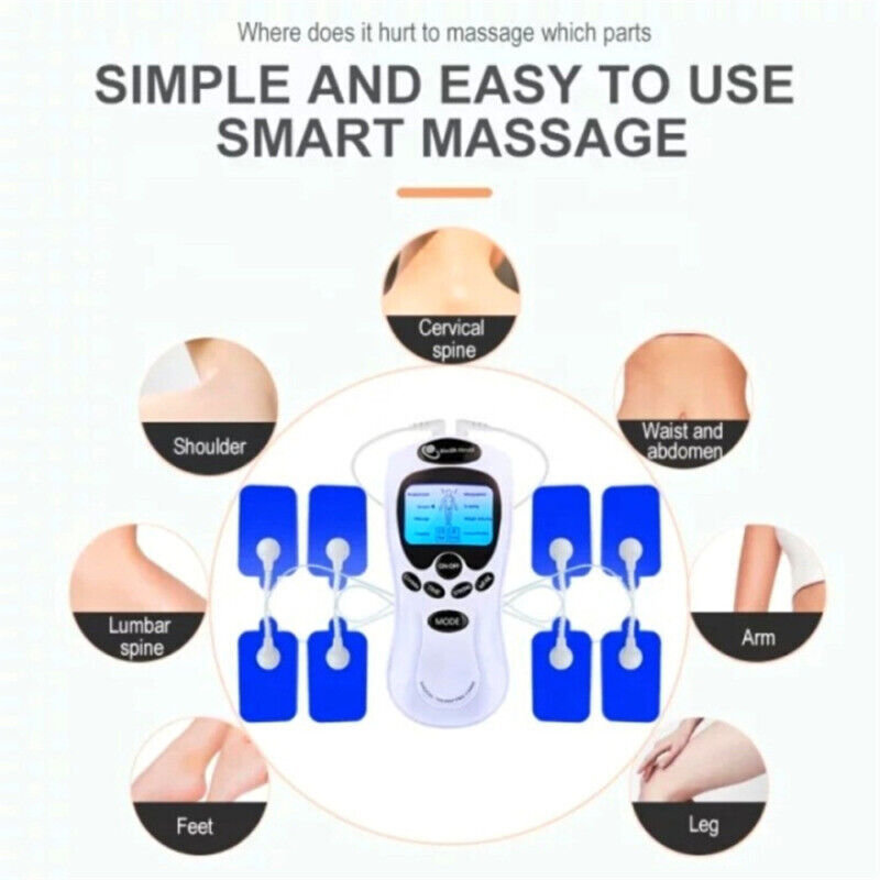 Digital Tens Unit Machine Pulse Massager Muscle Stimulator Therapy Pain Relief