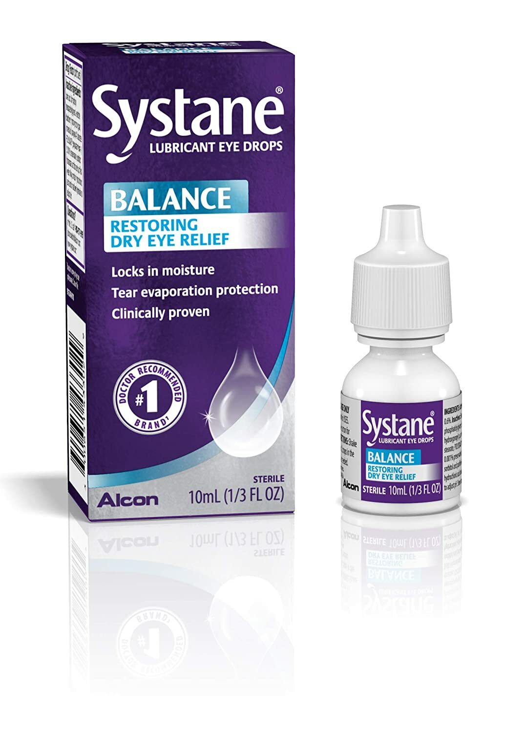 Systane Balance Lubricant Eye Drops Restorative Formula 10mL (1/3 FL OZ)