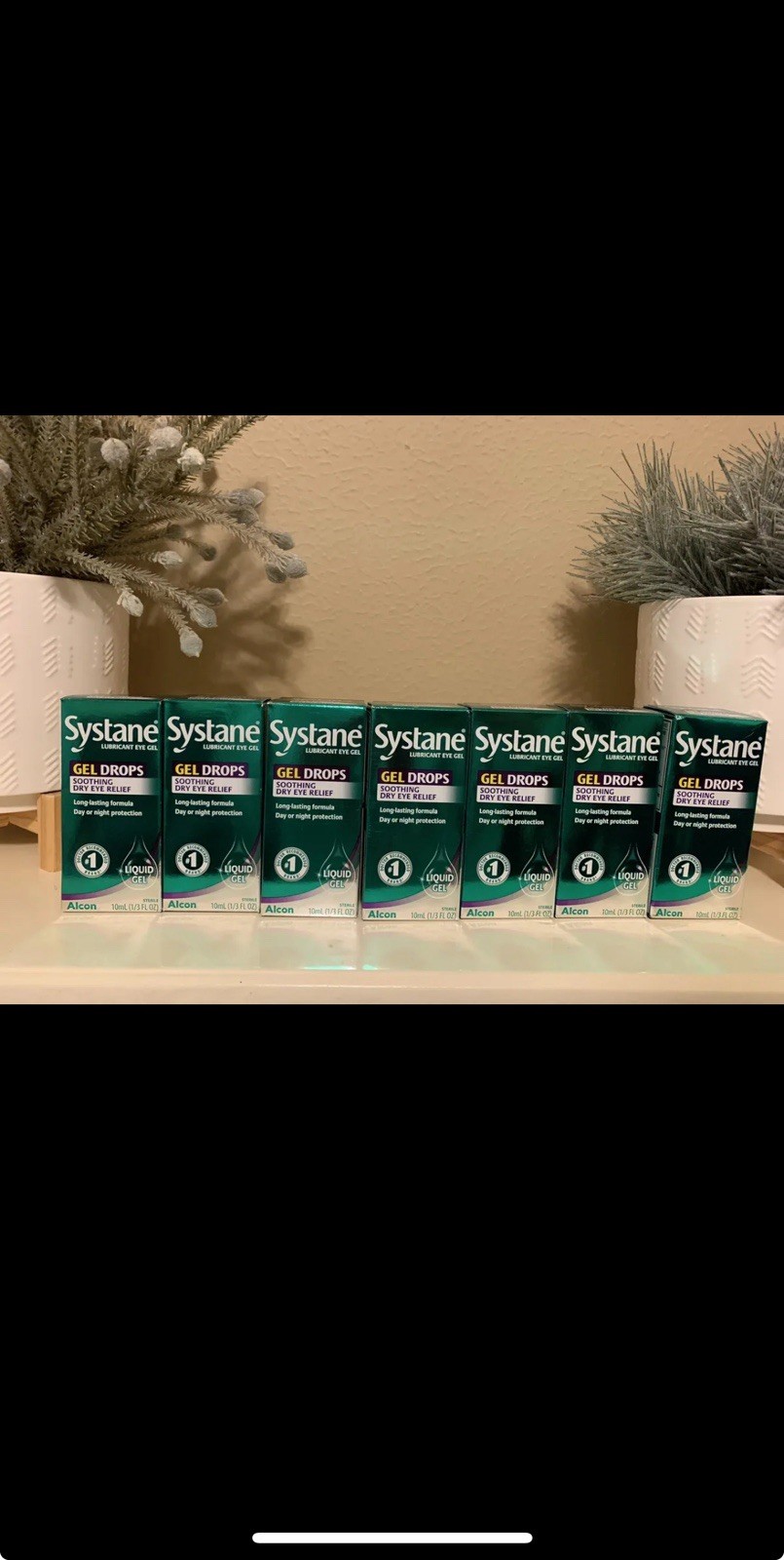 EXP 6/27 +! 6 Box Systane GEL DROPS Dry Eye 10mL Day Night free shipping