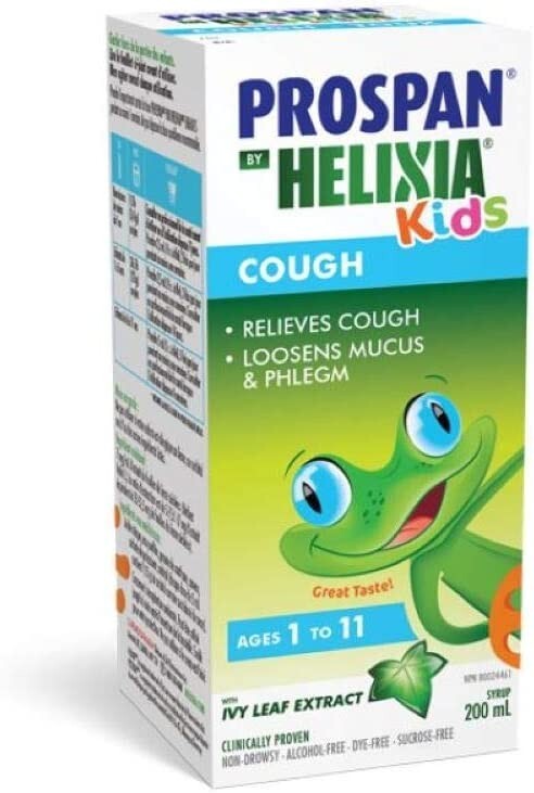 HELIXIA PROSPAN FOR KIDS COUGH SYRUP CHILDREN 200 mL -CANADA -Fast Ship long Exp