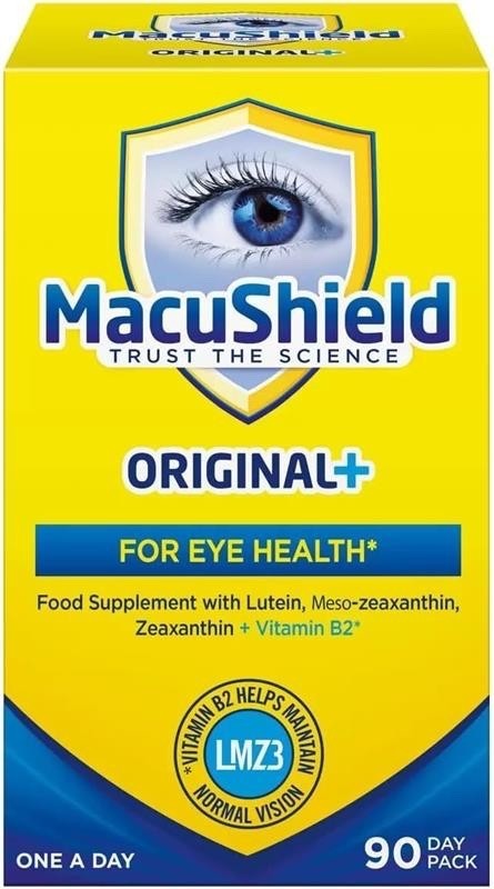 MacuShield Original Plus 90 Count Vision Support & Vitamin B2 Bundle – PACK OF 3