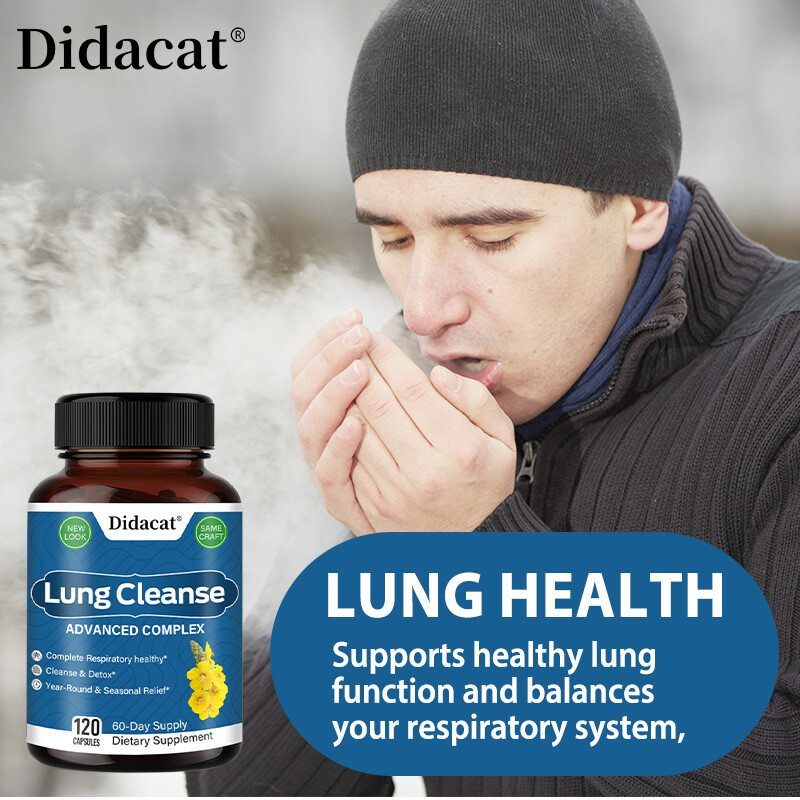 Lung Cleanse Advanced Complex Supplement Detox, Respiratory & Lung Health
