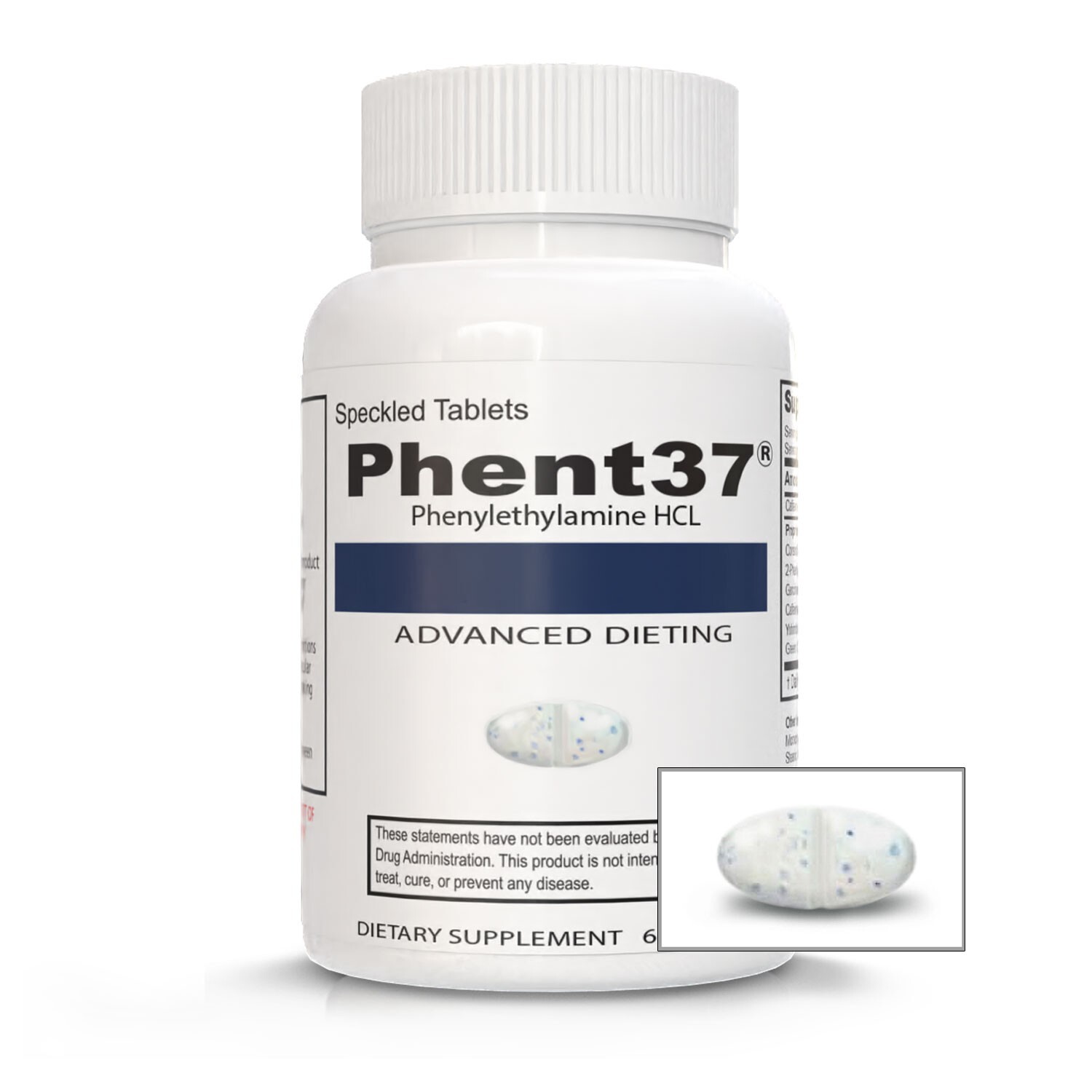 1 Bottle – Phent37 – Diet Pills Fat Burner, Weight Loss Formula