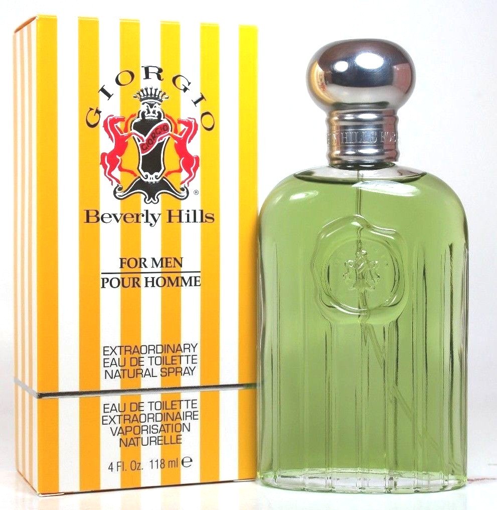GIORGIO BY BEVERLY HILLS 4.0 OZ EDT SPRAY FOR MEN NEW IN BOX