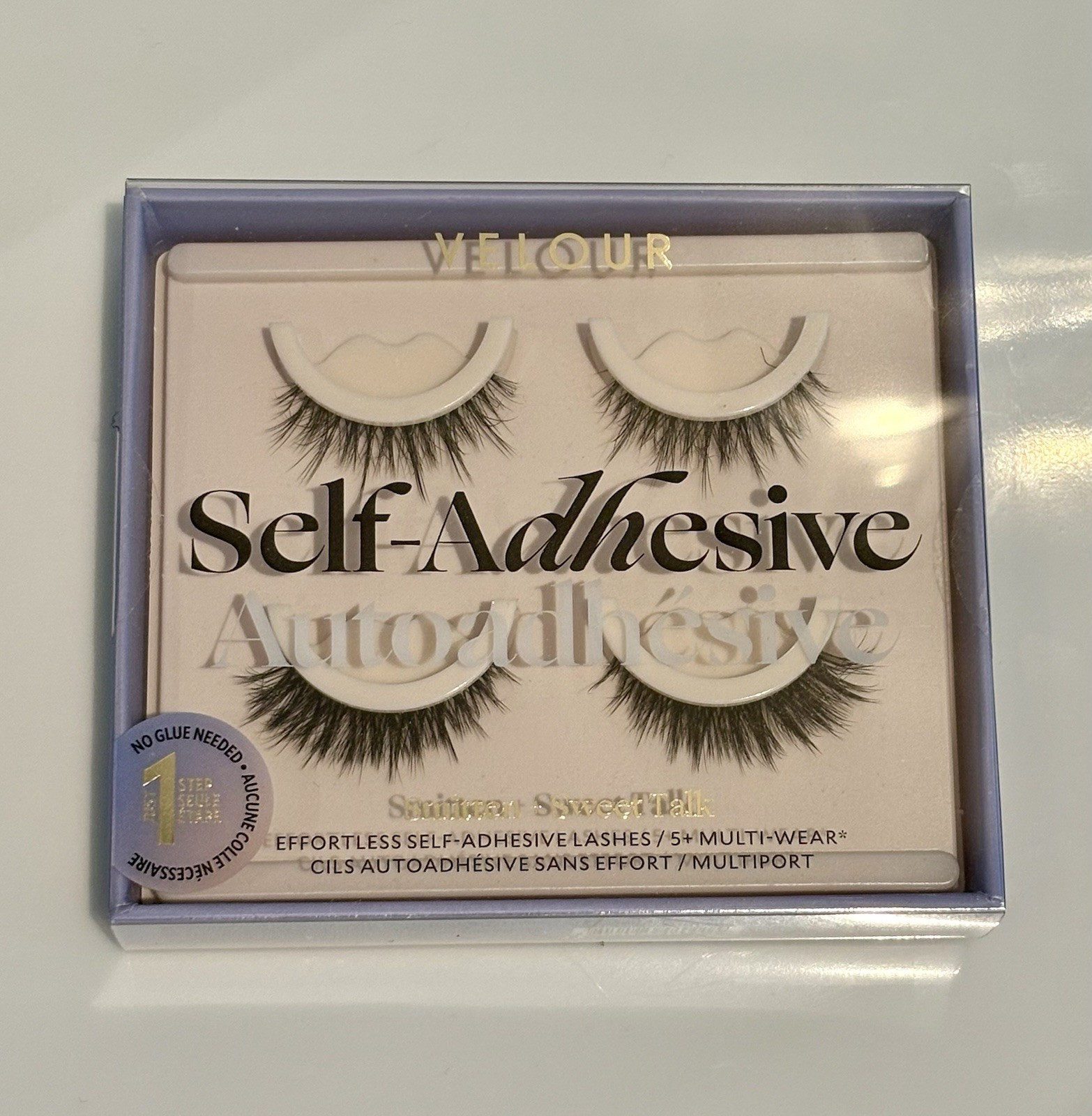 Velour Self Adhesive Eye Lashes X2 Smitten & Sweet Talk. Reusable, Easy To Apply