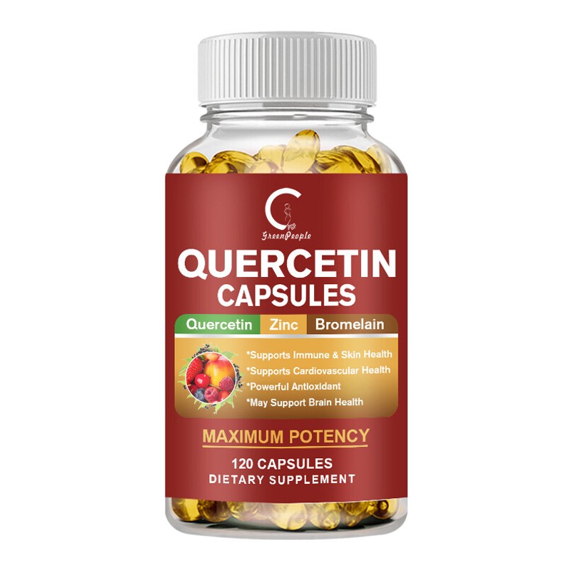 Quercetin 120Capsules with Bromelain&Zinc Immune Support Natural Antioxidant